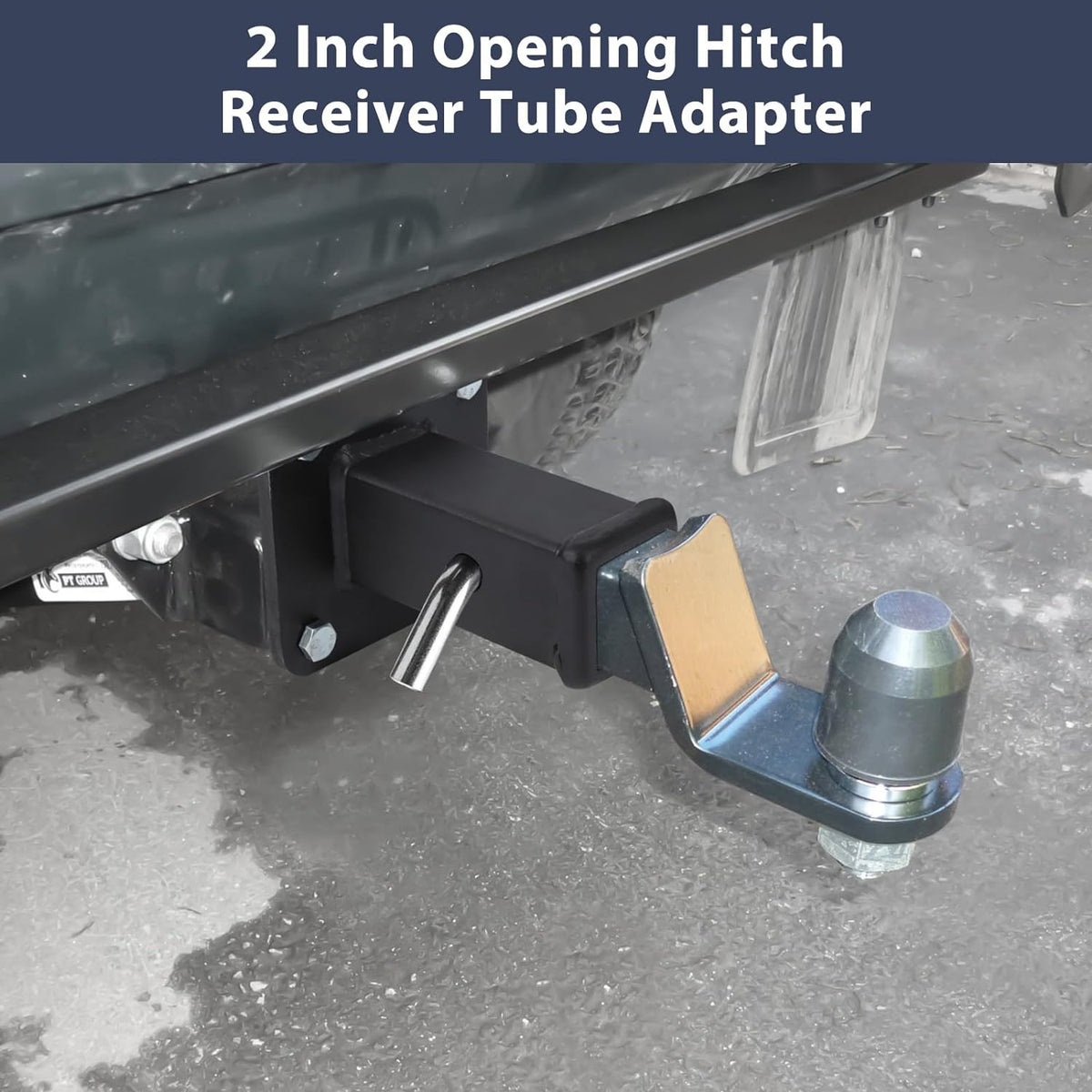 Garvee Hitch Wall Mount,2 Bolt-On Receiver Opening Hitch Tube,20,000 LBS Bumper Trailer Hitch Compatible for Skid Steer Mount Plate,Heavy Duty Hitch Receiver for Tractor,Lawn Mower,Ut