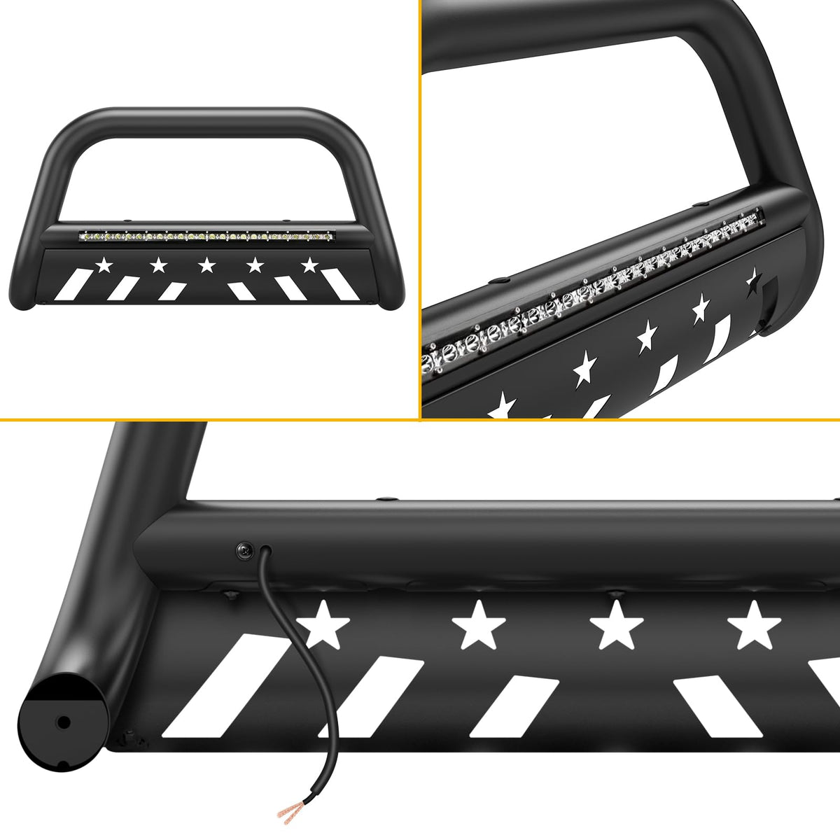 Garvee 2009-2018 RAM 1500 LED Bull Bar by Garvee - Tubing Grille Guard