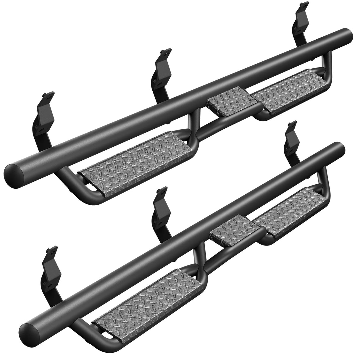 Garvee Running Board Nerf Bar Enhanced Durability, Simple Assembly Aluminum Alloy Stylish Design 1500/2500/3500 Vehicle Access
