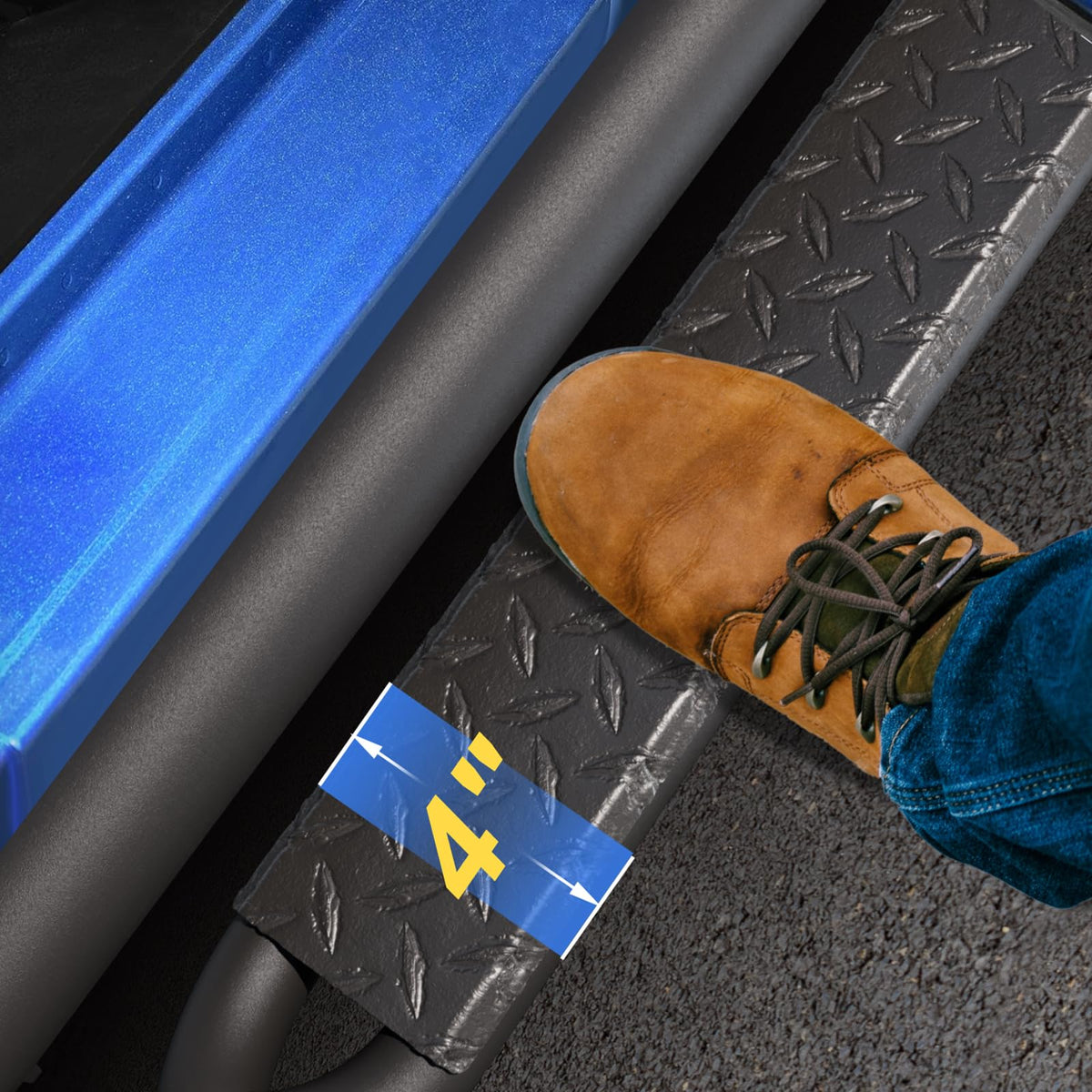 Garvee Running Board Nerf Bar Enhanced Durability, Simple Assembly Aluminum Alloy Stylish Design 1500/2500/3500 Vehicle Access