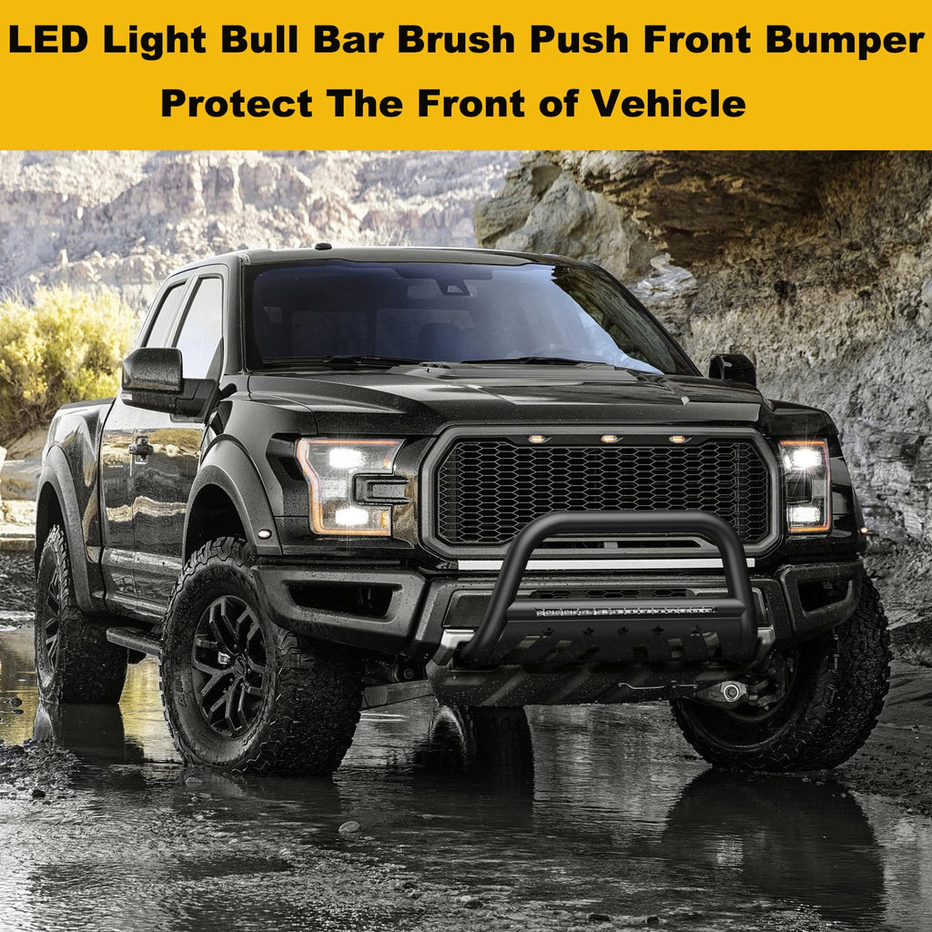 Garvee 2009-2018 RAM 1500 LED Bull Bar by Garvee - Tubing Grille Guard