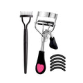 Heart Handle Eyelash Curler with Built-in Comb, Lash Curling Beauty Tool