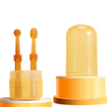 360° Silicone Pet Toothbrush Kit with Storage Cup